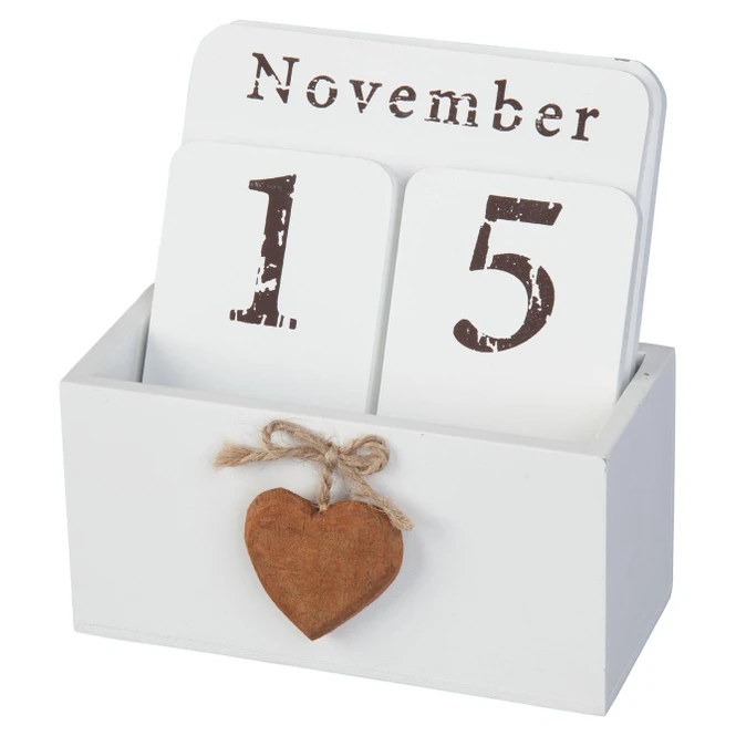 Steckkalender - Aus Holz - Ca. 14 X 6,5 X 15 Cm 3 Steckkalender - Aus Holz - Ca. 14 X 6,5 X 15 Cm – Bild 3