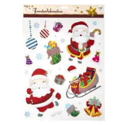 Fensterbild - Weihnachten - 1 Bogen -Rofu 198459 3