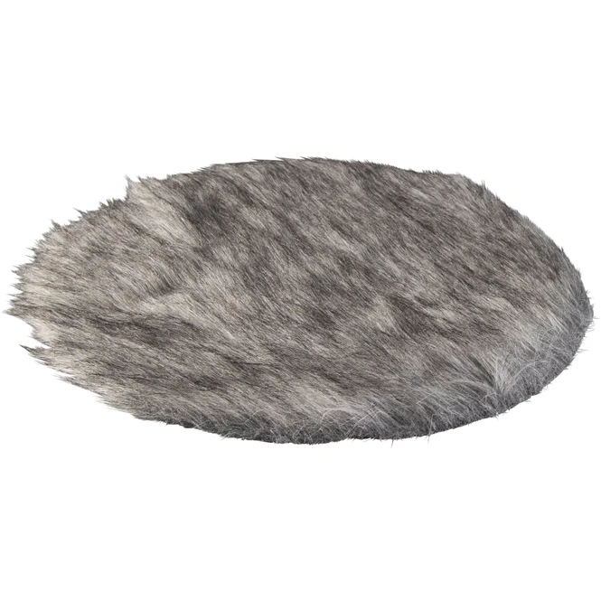 Platzdeckchen - Grau - Ø = Ca. 40 Cm 1 Platzdeckchen - Grau - Ø = Ca. 40 Cm