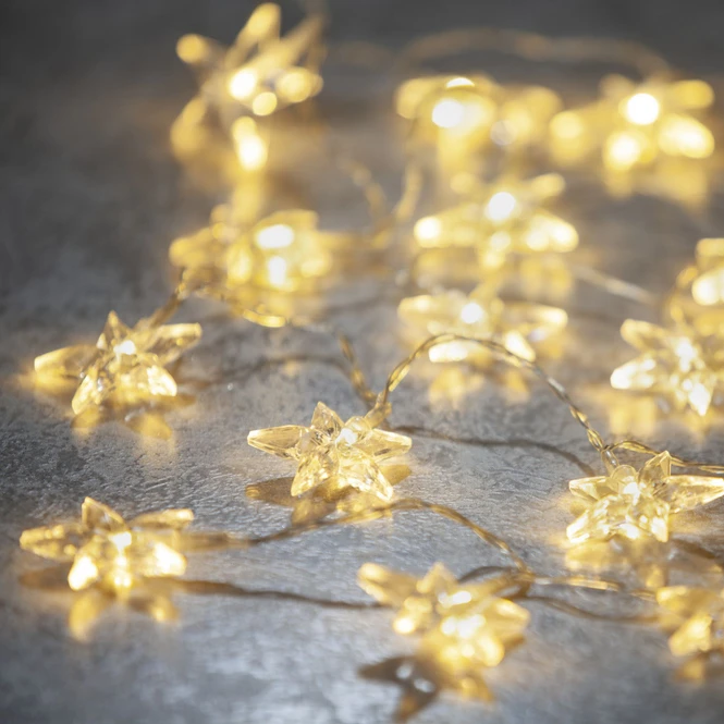 20er LED-Lichterkette - Sterne - 220 Cm 2 20er LED-Lichterkette - Sterne - 220 Cm – Bild 2