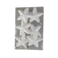 Dekohänger Sterne - Weiß - Ca. 7,5 Cm - 6 Stück
