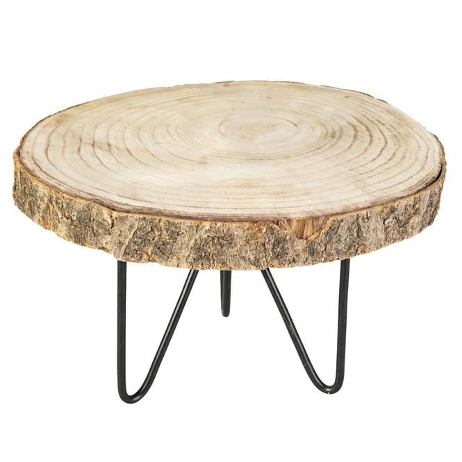 Dekoteller - Aus Holz - Ø = Ca. 29 Cm 2 Dekoteller - Aus Holz - Ø = Ca. 29 Cm – Bild 2