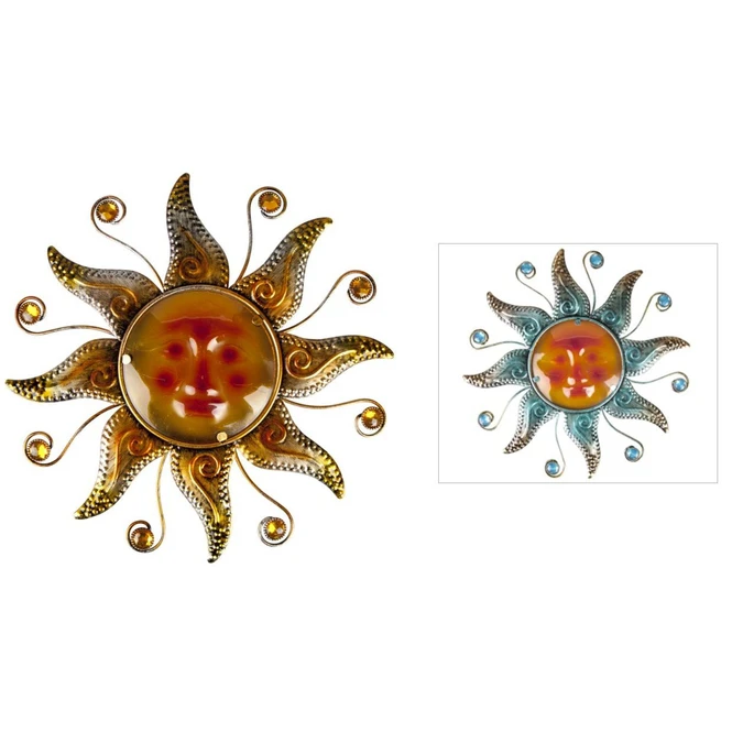 Wanddeko - Sonne - Ø = Ca. 38,5 Cm - 1 Stück 2 Wanddeko - Sonne - Ø = Ca. 38,5 Cm - 1 Stück – Bild 2