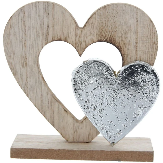 Standdeko - Herzen - 13,5 X 5 X 17 Cm 1 Standdeko - Herzen - 13,5 X 5 X 17 Cm