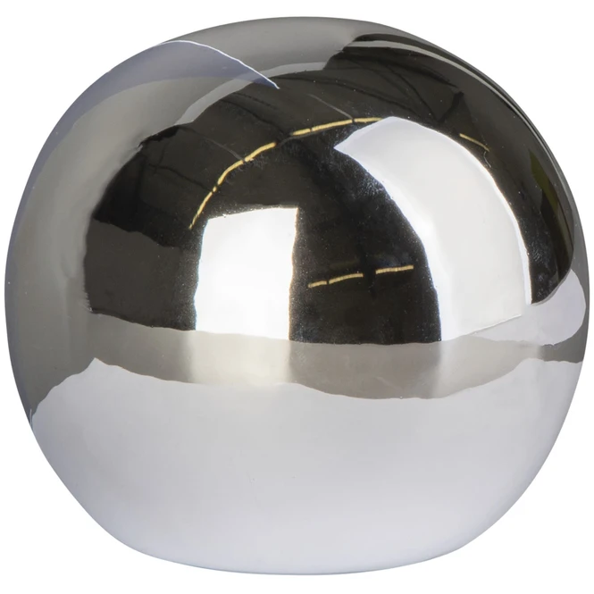 Dekokugel - Aus Dolomit - Ø = 9,5 Cm - Silber 2 Dekokugel - Aus Dolomit - Ø = 9,5 Cm - Silber – Bild 2