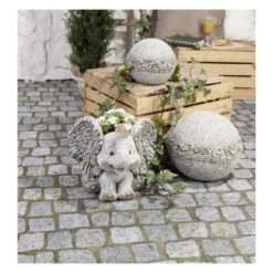 Pflanzgefäß - Elefant - Aus Magnesia - Ca. 28 X 31 X 26 Cm 5 Pflanzgefäß - Elefant - Aus Magnesia - Ca. 28 X 31 X 26 Cm -Rofu 213730 elefant 3