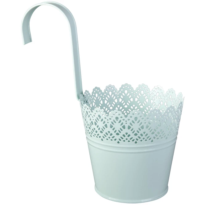 Pflanztopf Zum Hängen - Spitze - 14 X 10 X 12,5 Cm - Verschiedene Farben 2 Pflanztopf Zum Hängen - Spitze - 14 X 10 X 12,5 Cm - Verschiedene Farben – Bild 2