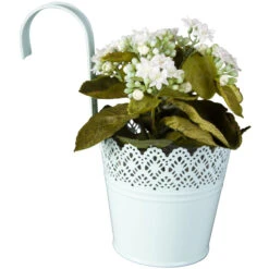 Pflanztopf Zum Hängen - Spitze - 14 X 10 X 12,5 Cm - Verschiedene Farben 12 Pflanztopf Zum Hängen - Spitze - 14 X 10 X 12,5 Cm - Verschiedene Farben -Rofu 214289 2