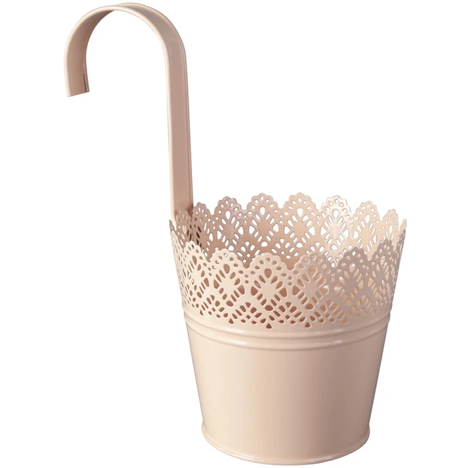 Pflanztopf Zum Hängen - Spitze - 14 X 10 X 12,5 Cm - Verschiedene Farben 1 Pflanztopf Zum Hängen - Spitze - 14 X 10 X 12,5 Cm - Verschiedene Farben