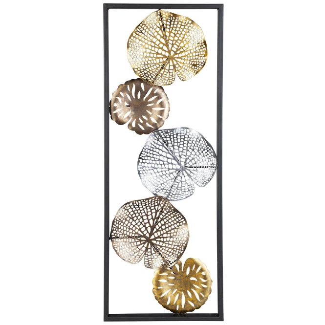 Wanddeko - Seerosenblätter - 30 X 3 X 84 Cm 1 Wanddeko - Seerosenblätter - 30 X 3 X 84 Cm