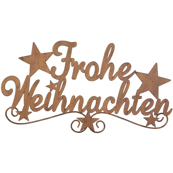 Wanddeko - Frohe Weihnachten - Ca. 61 X 1 X 34 Cm 1 Wanddeko - Frohe Weihnachten - Ca. 61 X 1 X 34 Cm