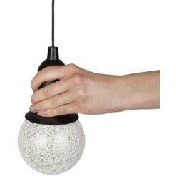 LED-Kugel - Ø = Ca. 15 Cm - Silber 11 LED-Kugel - Ø = Ca. 15 Cm - Silber -Rofu 218169 218172 21