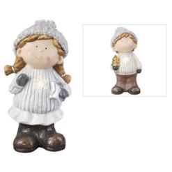 Winterkind - Aus Magnesia - Ca. 20 X 17,5 X 40 Cm - 1 Stück 5 Winterkind - Aus Magnesia - Ca. 20 X 17,5 X 40 Cm - 1 Stück -Rofu 218263 0