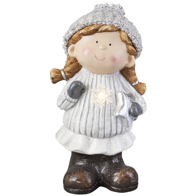 Winterkind - Aus Magnesia - Ca. 20 X 17,5 X 40 Cm - 1 Stück 2 Winterkind - Aus Magnesia - Ca. 20 X 17,5 X 40 Cm - 1 Stück – Bild 2