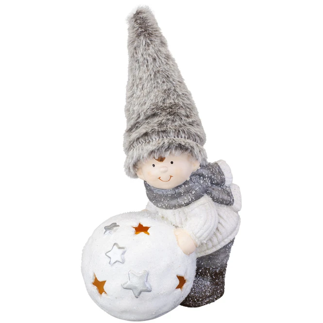 Winterkind - Aus Terrakotta - Ca. 15,5 X 10 X 24 Cm - 1 Stück 2 Winterkind - Aus Terrakotta - Ca. 15,5 X 10 X 24 Cm - 1 Stück – Bild 2