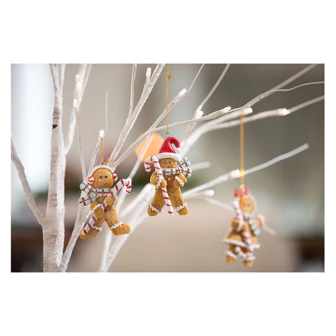 Dekohänger - Lebkuchenfigur - Aus Polyresin - Ca. 6,5 X 2,5 X 10 Cm - 1 Stück 5 Dekohänger - Lebkuchenfigur - Aus Polyresin - Ca. 6,5 X 2,5 X 10 Cm - 1 Stück – Bild 5
