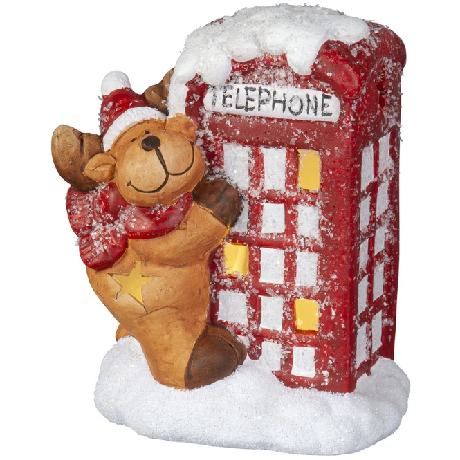 LED-Rentier - Aus Keramik - Ca. 11 X 9 X 14,5 Cm 1 LED-Rentier - Aus Keramik - Ca. 11 X 9 X 14,5 Cm