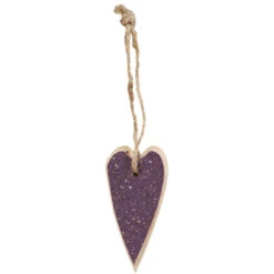 Dekohänger - Herz - Aus Holz - Ca. 7 X 3,5 Cm