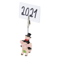 Titelseite 17 Notizhalter - Schornsteinfeger - Aus Polyresin - Ca. 6 Cm