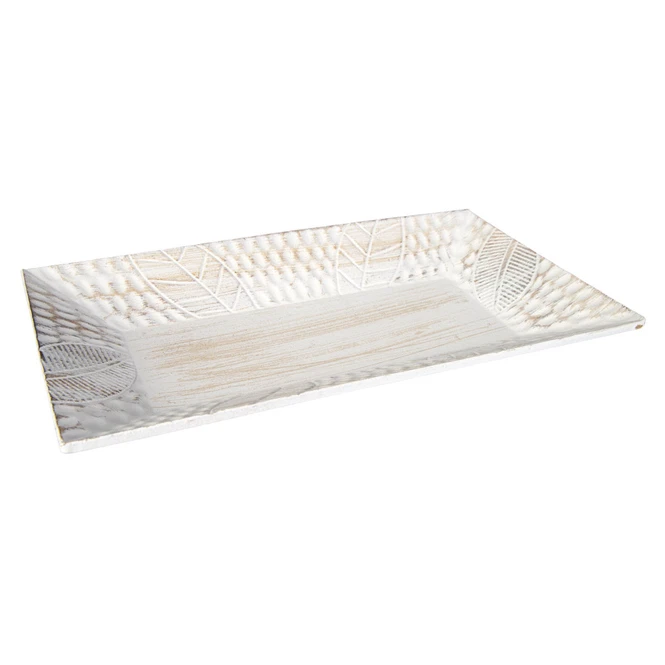 Dekoteller - Blätter - Aus Holz - Ca. 35 X 19 X 4 Cm 1 Dekoteller - Blätter - Aus Holz - Ca. 35 X 19 X 4 Cm