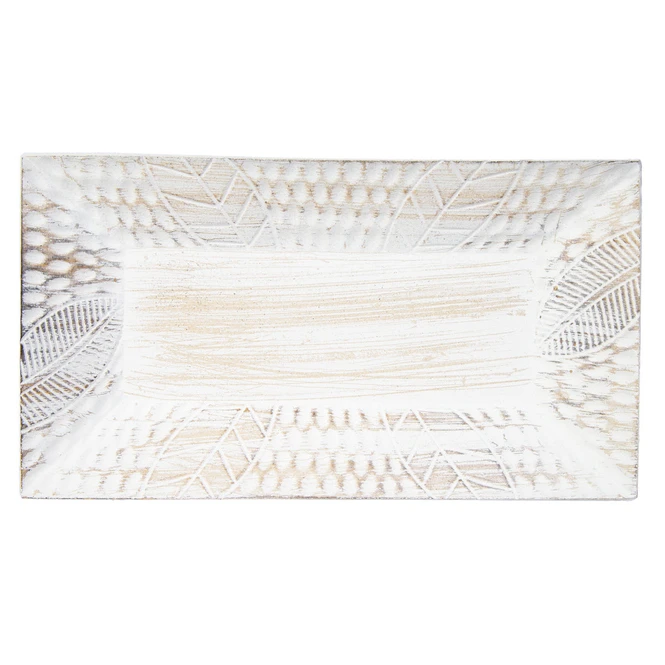 Dekoteller - Blätter - Aus Holz - Ca. 35 X 19 X 4 Cm 2 Dekoteller - Blätter - Aus Holz - Ca. 35 X 19 X 4 Cm – Bild 2