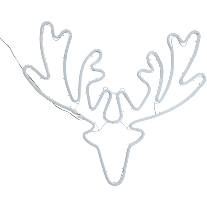 LED-Rentierkopf - 65 X 55 Cm 3 LED-Rentierkopf - 65 X 55 Cm – Bild 3