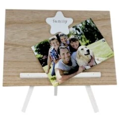 Bilderrahmen - Family - Aus Holz - Ca. 23 X 2,5 X 23,5 Cm