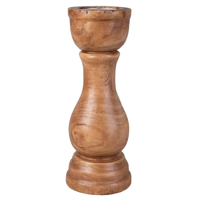 Kerzenständer - Aus Holz - Ca. 13 X 34 Cm 2 Kerzenständer - Aus Holz - Ca. 13 X 34 Cm – Bild 2