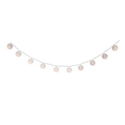 10er LED-Kugellichterkette - Ø = Ca. 6 Cm - Weiß