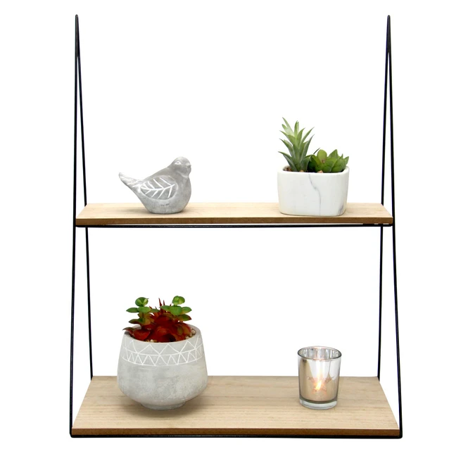 Wanddeko - Regal - Trapez - Ca. 40 X 50 X 18 Cm 2 Wanddeko - Regal - Trapez - Ca. 40 X 50 X 18 Cm – Bild 2