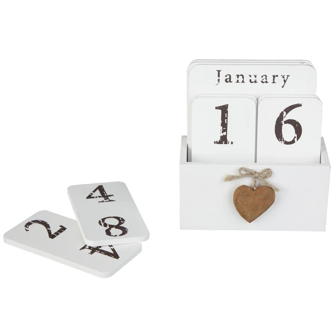 Steckkalender - Aus Holz - Ca. 14 X 6,5 X 15 Cm 2 Steckkalender - Aus Holz - Ca. 14 X 6,5 X 15 Cm – Bild 2