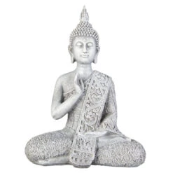 Buddha - Aus Polyresin - Ca. 15,5 X 9 X 20,5 Cm