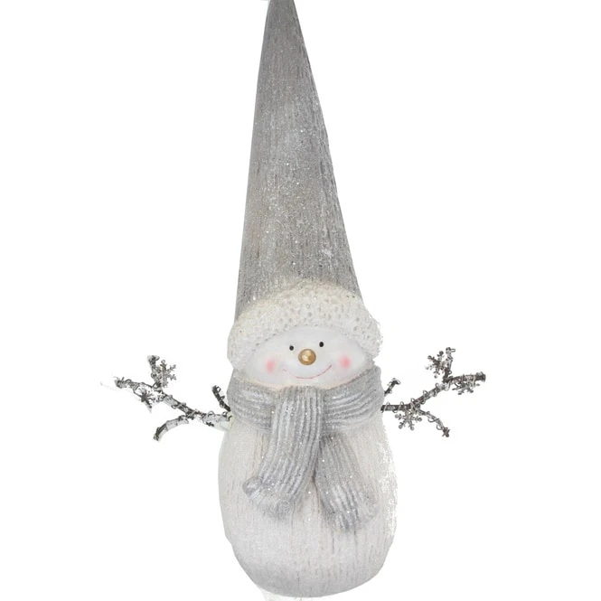 Schneemann Mit LED - Ca. 44 X 24 X 73 Cm 1 Schneemann Mit LED - Ca. 44 X 24 X 73 Cm