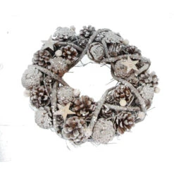 Kranz Aus Naturmaterialien - Ca. 25 X 7 Cm