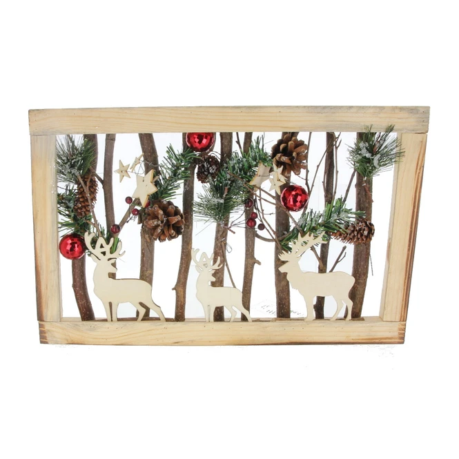 Rahmen - Dekoriert - Ca. 40 X 5 X 25 Cm 1 Rahmen - Dekoriert - Ca. 40 X 5 X 25 Cm