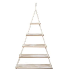 Dekohänger - Makramee-Regal - Ca. 94 X 25 X 55 Cm