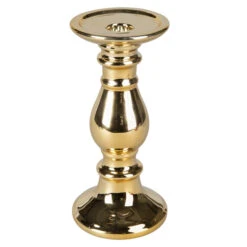 Kerzenständer - Aus Dolomit - Ca. 9 X 9 X 19,5 Cm