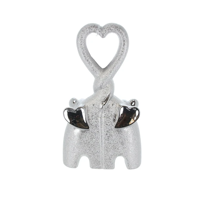 Elefantenpärchen Silber - Ca. 17,5 X 6,5 X 30 Cm 1 Elefantenpärchen Silber - Ca. 17,5 X 6,5 X 30 Cm