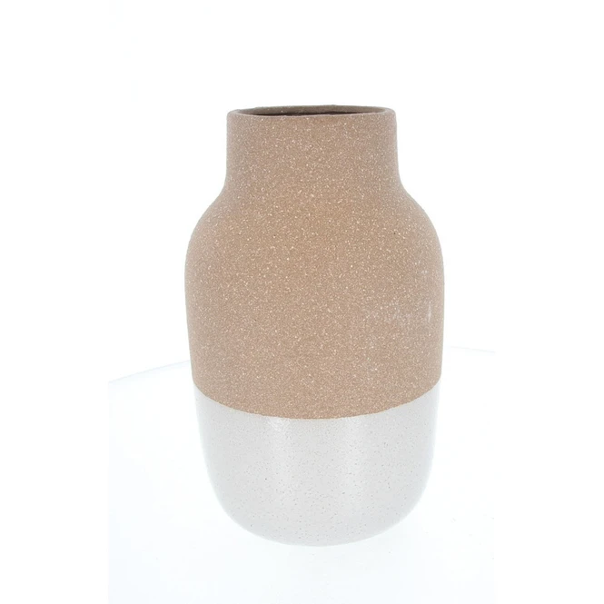 Vase Braun/weiß - Aus Keramik - Ca. 14x14x24 Cm 1 Vase Braun/weiß - Aus Keramik - Ca. 14x14x24 Cm