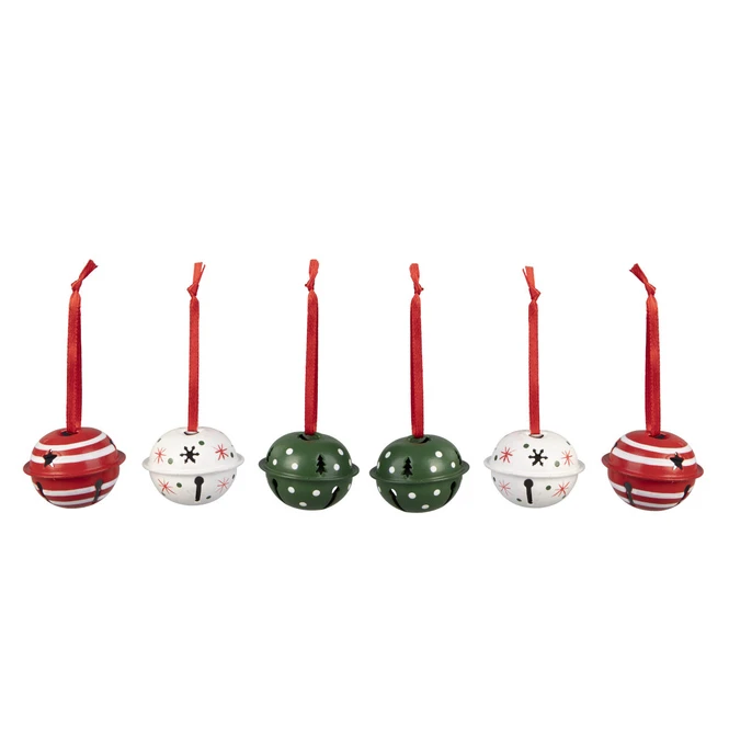 Deko-Glöckchen - Ø = Ca. 4 Cm - 6 Stück - 1 Set 2 Deko-Glöckchen - Ø = Ca. 4 Cm - 6 Stück - 1 Set – Bild 2