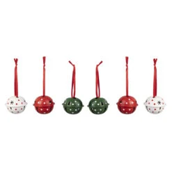 Deko-Glöckchen - Ø = Ca. 4 Cm - 6 Stück - 1 Set 7 Deko-Glöckchen - Ø = Ca. 4 Cm - 6 Stück - 1 Set -Rofu 229651 3
