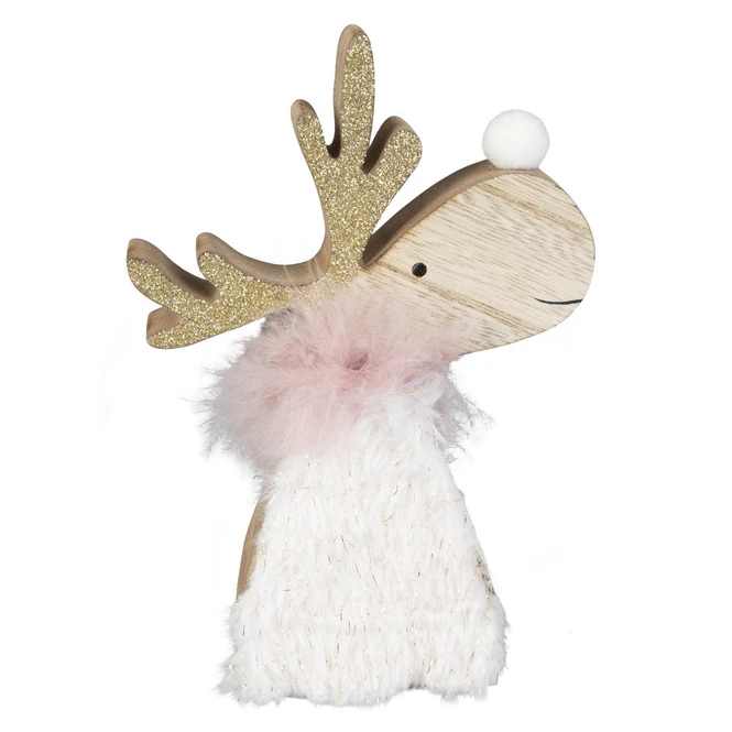 Rentier - Aus Holz - Ca. 10,5 X 2 X 15,5 Cm 1 Rentier - Aus Holz - Ca. 10,5 X 2 X 15,5 Cm