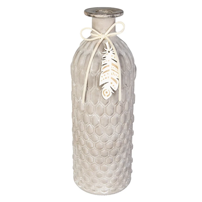 Dekoflasche - Aus Glas - Ca. 8 X 26 Cm 1 Dekoflasche - Aus Glas - Ca. 8 X 26 Cm