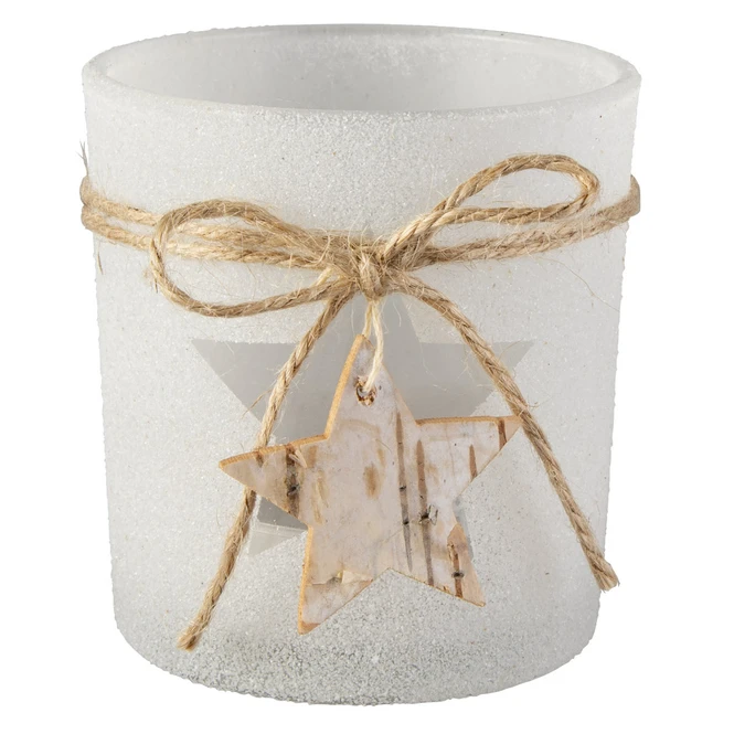 Teelichtglas - Stern - Ca. 7,5 X 8 Cm 1 Teelichtglas - Stern - Ca. 7,5 X 8 Cm