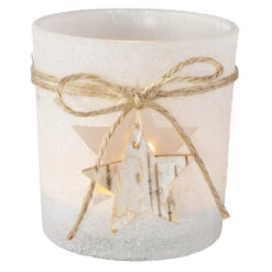 Teelichtglas - Stern - Ca. 7,5 X 8 Cm 5 Teelichtglas - Stern - Ca. 7,5 X 8 Cm -Rofu 229939 2