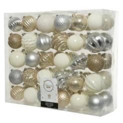 Christbaumkugeln - Bright Luxury - Ø = Ca. 7 Cm - 60 Stück