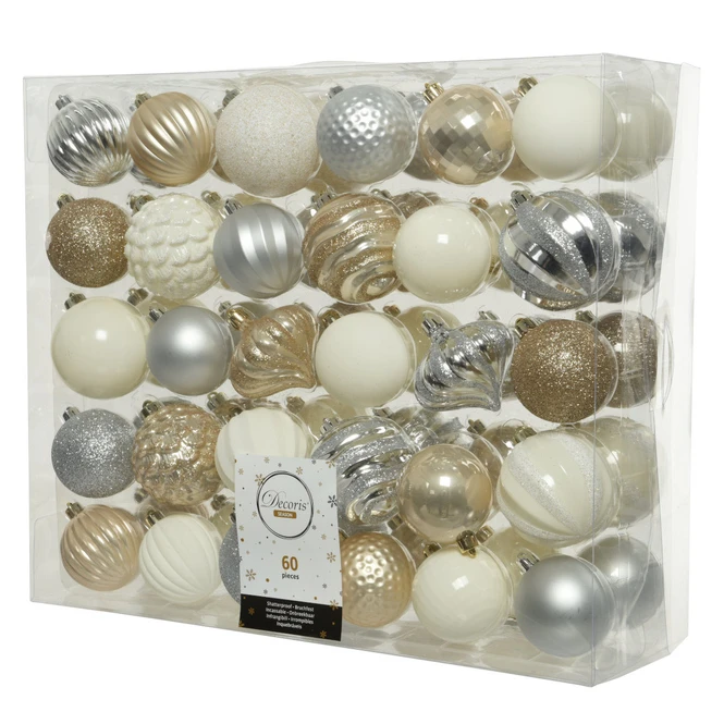 Christbaumkugeln - Bright Luxury - Ø = Ca. 7 Cm - 60 Stück 1 Christbaumkugeln - Bright Luxury - Ø = Ca. 7 Cm - 60 Stück