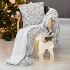 LED-Rentier - Ca. 48 X 11 X 22 Cm