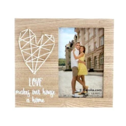 Bilderrahmen - Love - Aus Holz - Ca. 20 X 0,5 X 19 Cm
