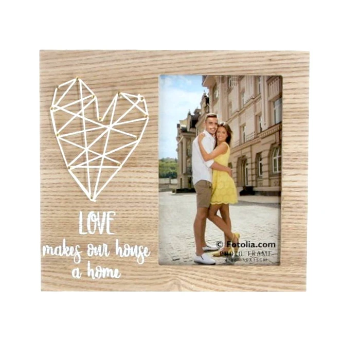 Bilderrahmen - Love - Aus Holz - Ca. 20 X 0,5 X 19 Cm 1 Bilderrahmen - Love - Aus Holz - Ca. 20 X 0,5 X 19 Cm